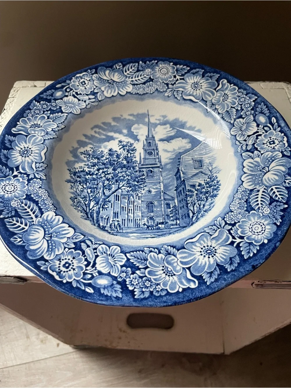 Staffordshire liberty blue